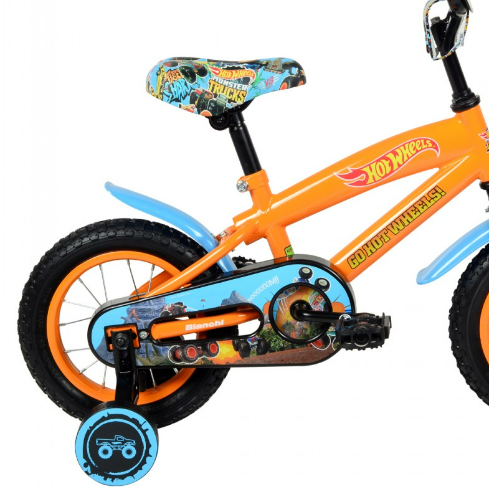 BICICLETA HOT WHEELS ARO 12 NARANJO