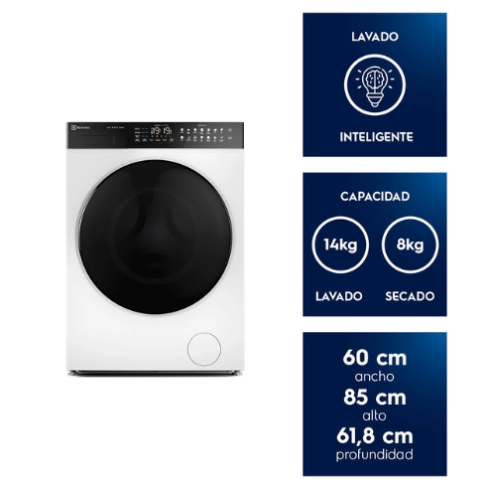 LAVADORA-SECADORA ELECTROLUX 14WD WHITE