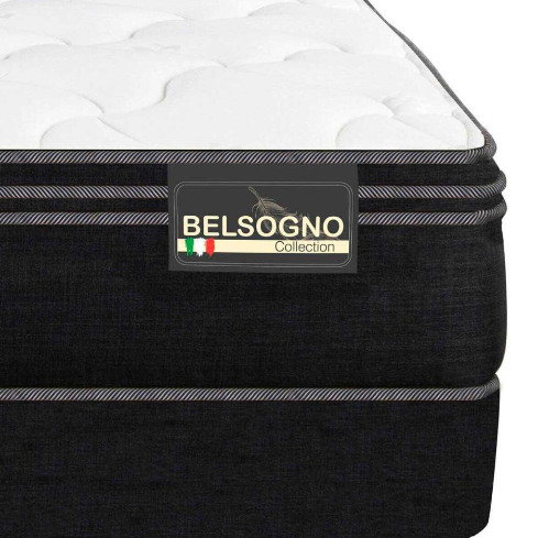 CAMA EUR. BELSOGNO PREMIUM 2 PZA RESP. BLACK BD