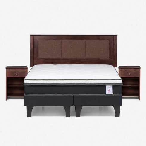 CAMA NEW STYLE 6 2 PLAZAS + SET RACHEL