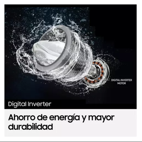 LAVADORA SAMSUNG WA15CG5441BWZS 15KG BLANCA