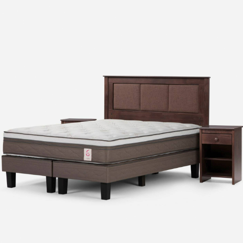 CAMA NEW STYLE 6 2 PLAZAS + SET RACHEL