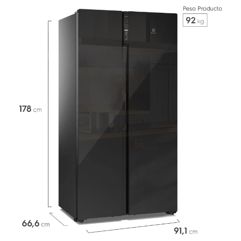 REFRIGERADOR SIDE BY SIDE ELUX ES5GB