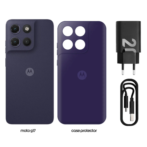 CELULAR MOTOROLA MOTO G17 4+128GB EVENING BLUE