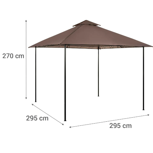 TOLDO PERGOLA TERRAZA  295X295