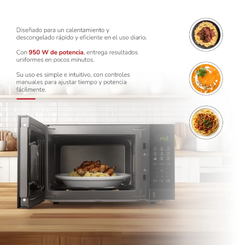HORNO MICROONDAS HEAT TOUCH 30 LTS TH-MW30DN