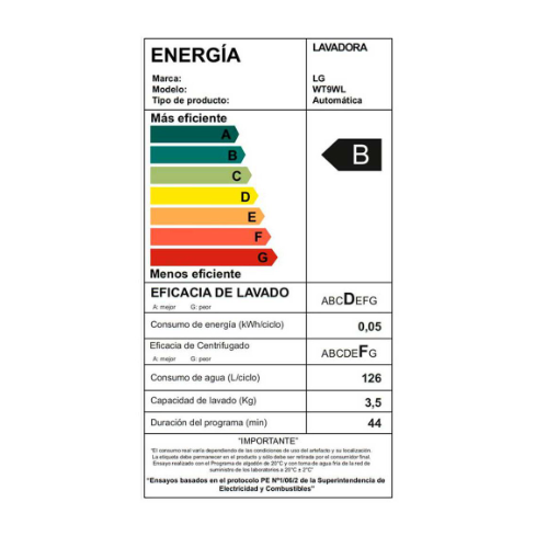 LAVADORA 9K WT9WL