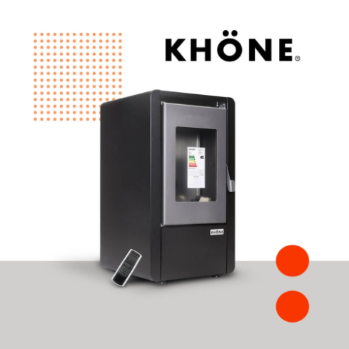 ESTUFA PELLET PETIT 6 NEGRA 6KW