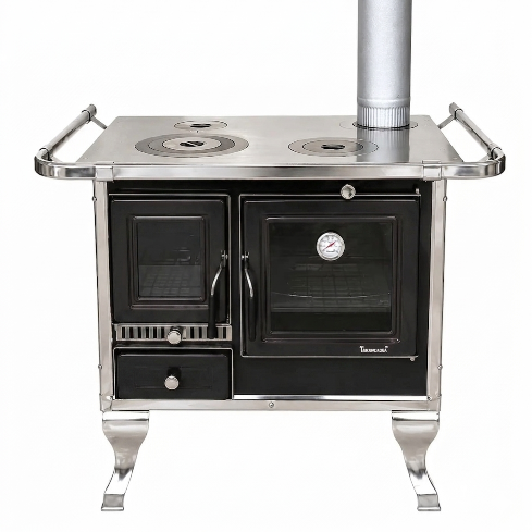 COCINA A LEÑA ARAUCANIA PLUS 72X56 NEGRA