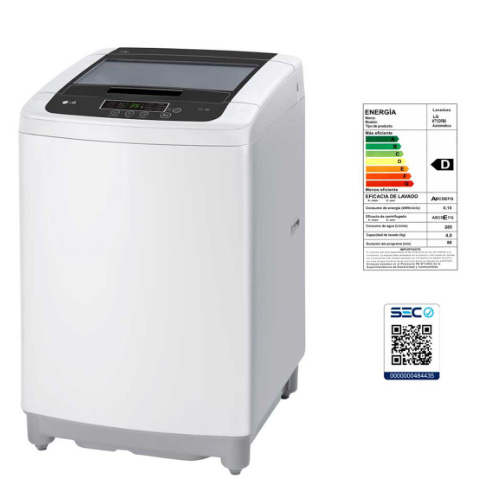 LAVADORA 13 KGS WT13WPBPK