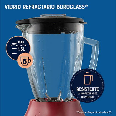 LICUADORA OSTER BLSTPEG- RPB 800W 1,5LT