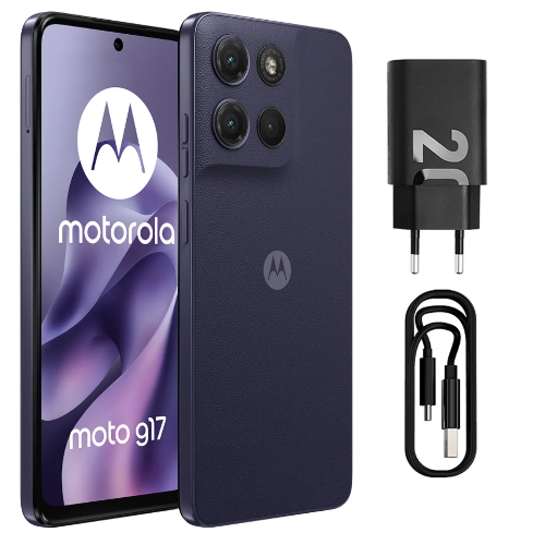 CELULAR MOTOROLA MOTO G17 4+128GB EVENING BLUE