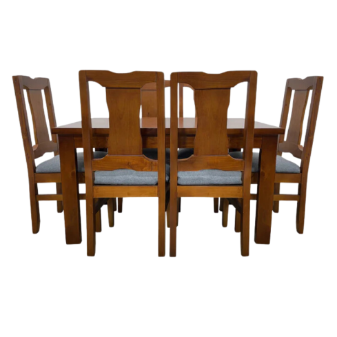 COMEDOR TEKA 6S LINO CHOCO CREAM