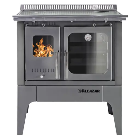 COCINA COMBUSTIÓN LENTA S-900 GRIS+ KIT 