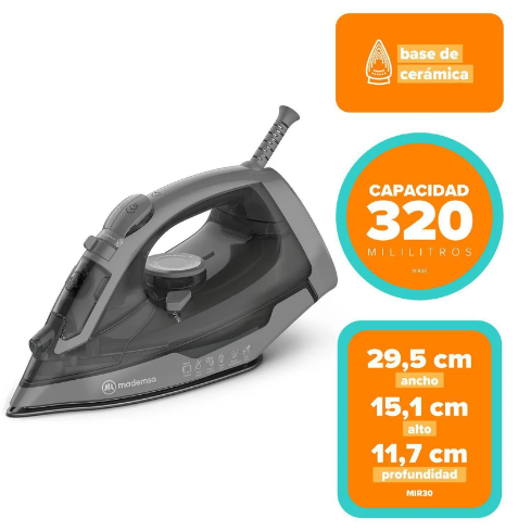 PLANCHA A VAPOR MIR30