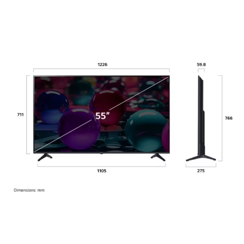 LED 55” 4K UHD 55UA73000PSB