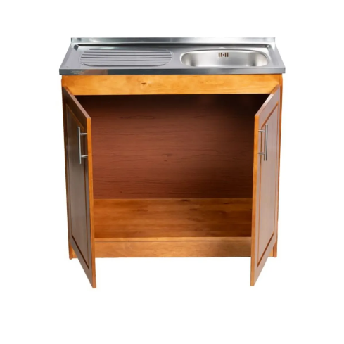 MUEBLE KIT LAVAPLATOS 1,00 MT CARAMELO SEC/IZQ