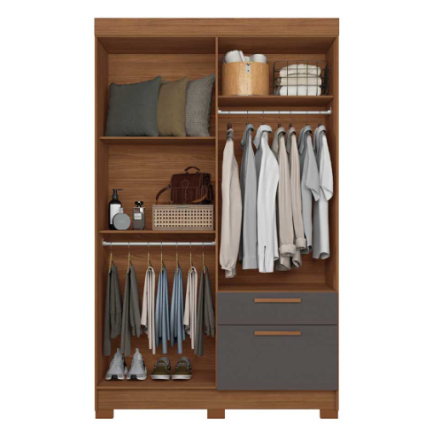 CLOSET LONDRINA 4.2 JATOBA/GRAFITO 20442048
