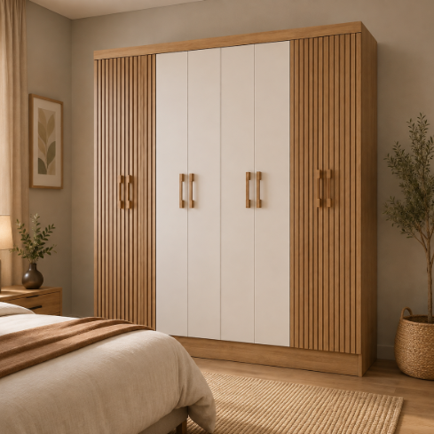 CLOSET 8P DM-PETROPOLIS -NOGUEIRA 3D NATURA