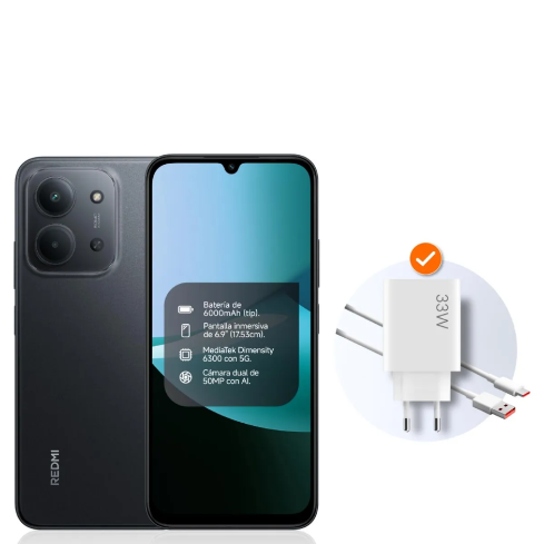 CELULAR CLARO XIAOMI REDMI REDMI 15C 128GB BLACK