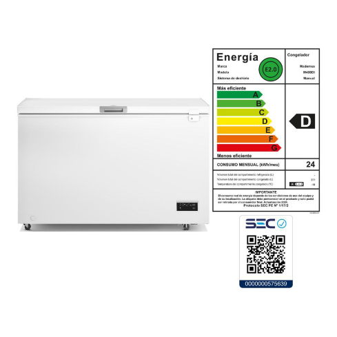 CONGELADOR HORIZONTAL M400DI