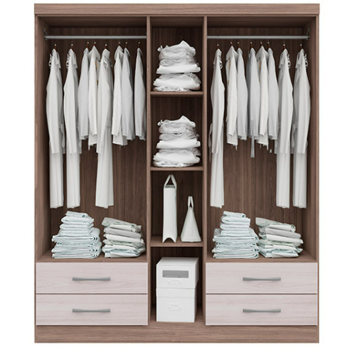 CLOSET 5 PUERTAS S445 BICOLOR