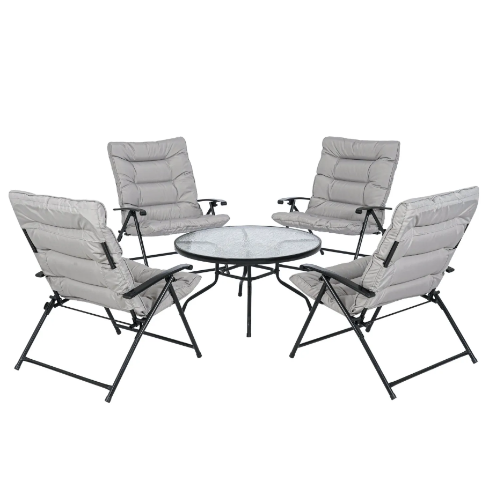 JUEGO TERRAZA SAO PAULO 5 PZAS PLEGABLE