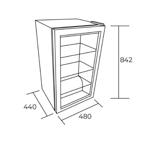 VISICOOLER HS125 96LT WEN