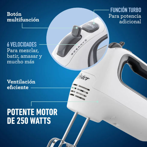 BATIDORA MANUAL 3532 6 VELOCIDADES 