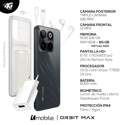 CELULAR BMOBILE ORBIT MAX