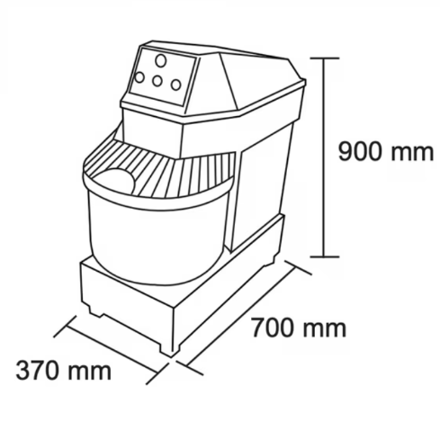 AMASADORA HS30 12KG