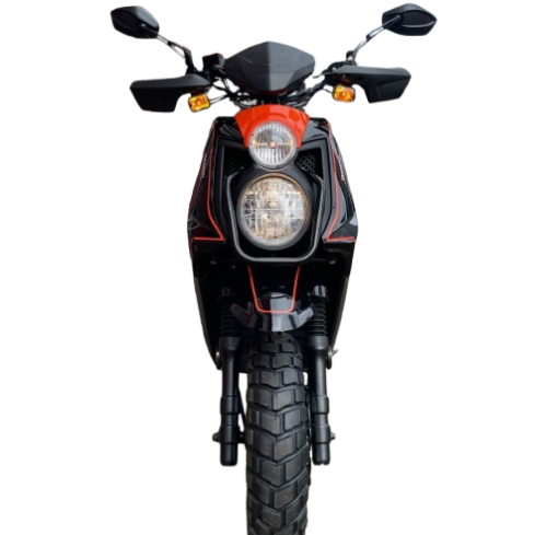MOTO SCOOTER TY125T-36D NEGRO-NARANJO