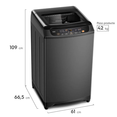 Lavadora Automática 21Kg Carga Superior 21 Onix
