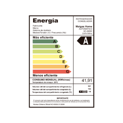 REFRIGERADOR MAIGAS BY S 504L HC660