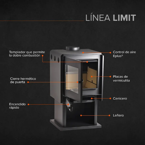 ESTUFA LEÑA SCAN LIMIT 380 6