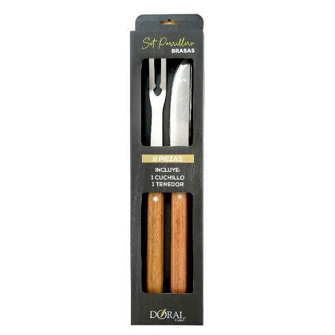 SET PARRILLERO BRAZAS 2PZ