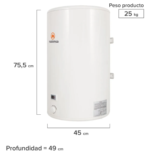 TERMO ELECTRICO MADEMSA 80LT 