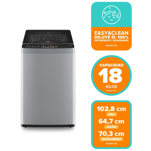 LAVADORA MADEMSA 18K MDWMT18S