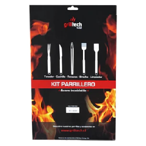 SET ACCESORIOS PARRILLEROS