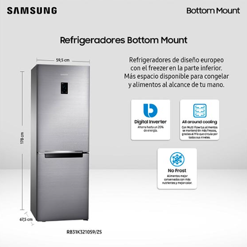 REFRIGERADOR SAMSUNG RB31K3210S9/ZS