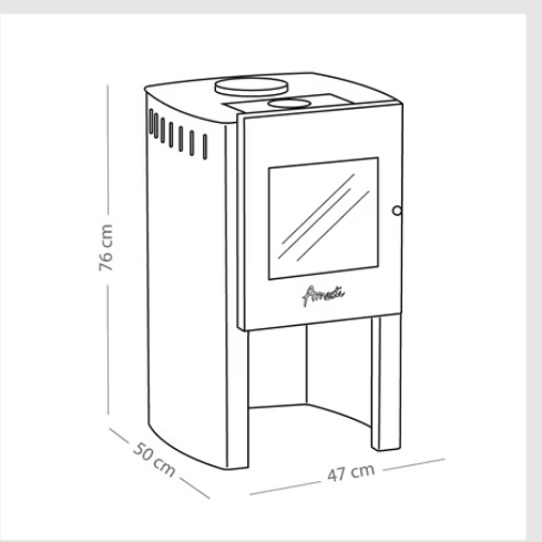CALEFACTOR FIRELOG 380 6