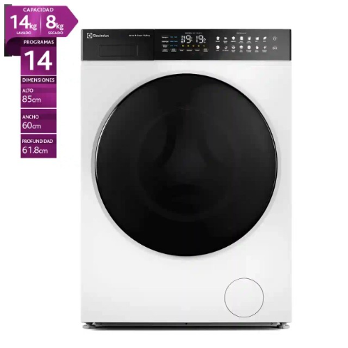 LAVADORA-SECADORA ELECTROLUX 14WD WHITE