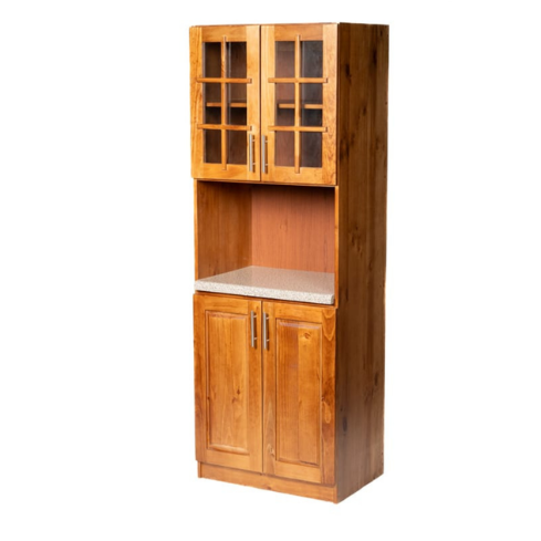 MUEBLE MICROONDAS 2 PUERTAS CARAMELO
