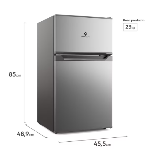 MINI REFRIGERADOR 83LT FD MMB80S INOX