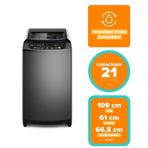 Lavadora Automática 21Kg Carga Superior 21 Onix