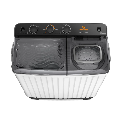 LAVADORA SEMI AUTOMATICA 6KL CARGA SUPERIOR
