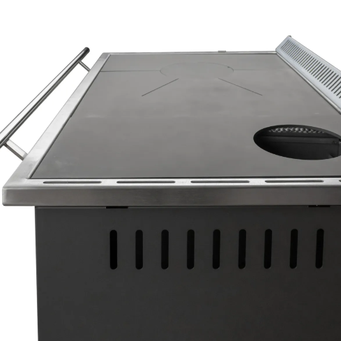 COCINA COMB. LENTA M-90 GRIS + KIT 6
