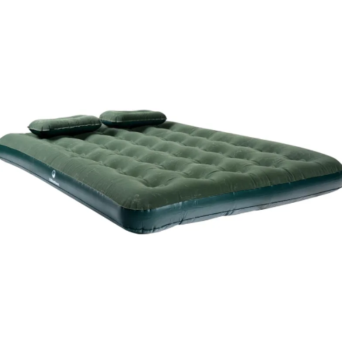 COLCHON INFLABLE DOBLE + INLFADOR + ALMOHADA