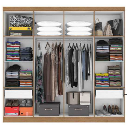 CLOSET 8P DM-PETROPOLIS -NOGUEIRA 3D NATURA