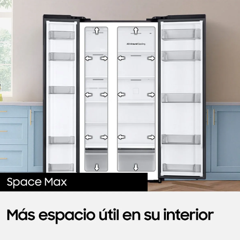 REFRIGERADOR SIDE BY SIDE SAMSUNG RS57DG4000M9ZS5